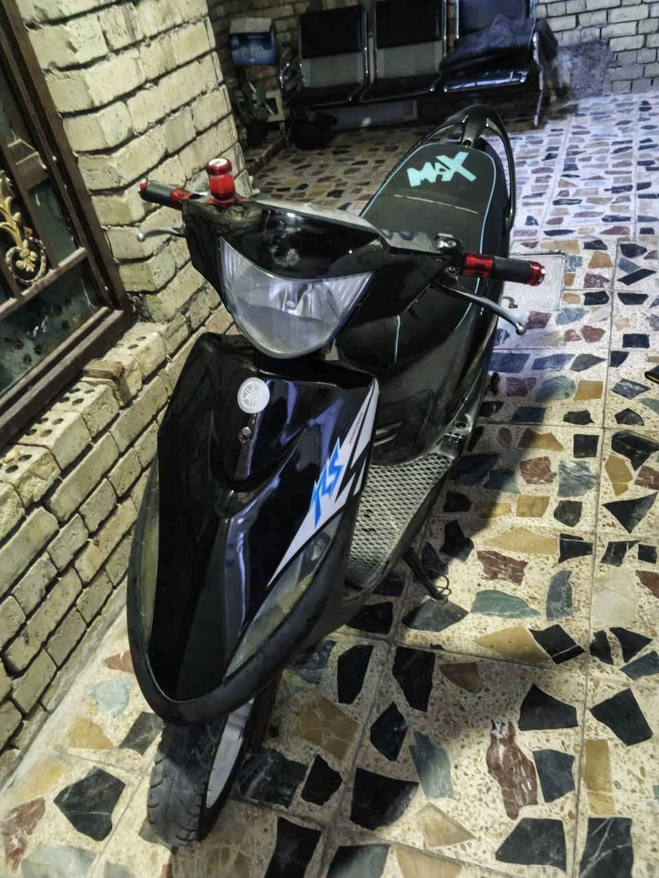 سلام عليكم 
ماكس عدلة ب550 بيها مجال 
 
وبيها شلعه 
وصالنصه رياضي 
وبوشتها 55
دراجه نضيفه 
كفراتها تجاري 
وكابريت تجاري 
ونضيفه دراجه 

وتواصل خاص


**إذا كنت صاحب هذا الإعلان وتريد حذفه لأي سبب، رجاءا أرسل رسالة إلى الدعم الفني**