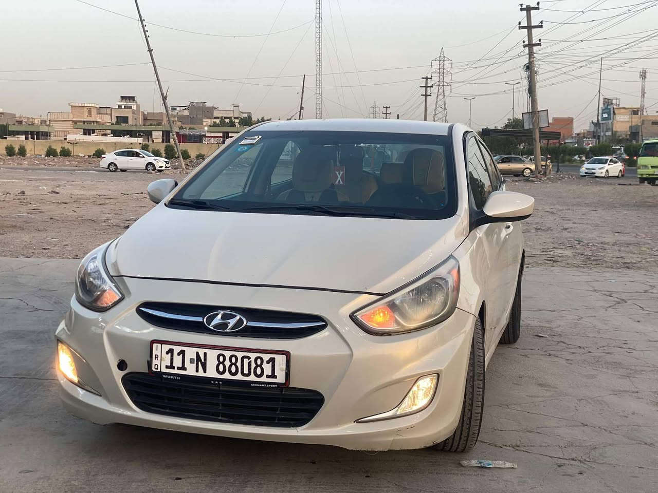 السلام عليكم 
اكسنت 2017 GDI 1600
بيع او مراوس 
مصبوغة حزام 
السيارة جاهزة 
مكانها الغزالية 
***********
السعر 85 وبيها مجال
