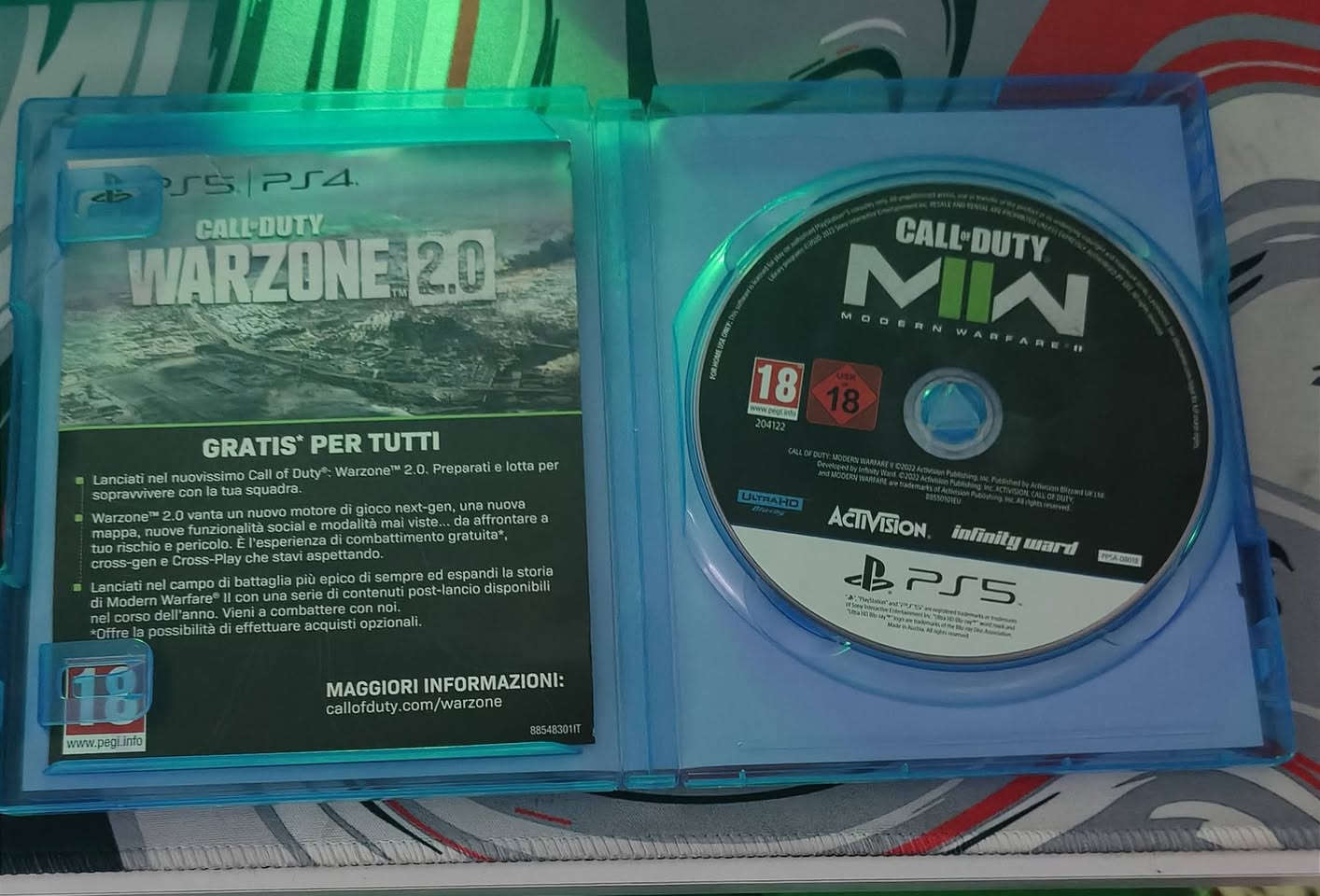 السلام عليكم عدنا اقراص للبيع فايف وفور
اول لعبة  call of duty modren warfire3 بسعر 55 الف
بالاضافة الى الجزئ الثاني من العبة
ولعبة هورايزن زيرو دون بسعر 10 الاف 
ولعبة فيفا 25 بسعر 35 الف


**إذا كنت صاحب هذا الإعلان وتريد حذفه لأي سبب، رجاءا أرسل رسالة إلى الدعم الفني**