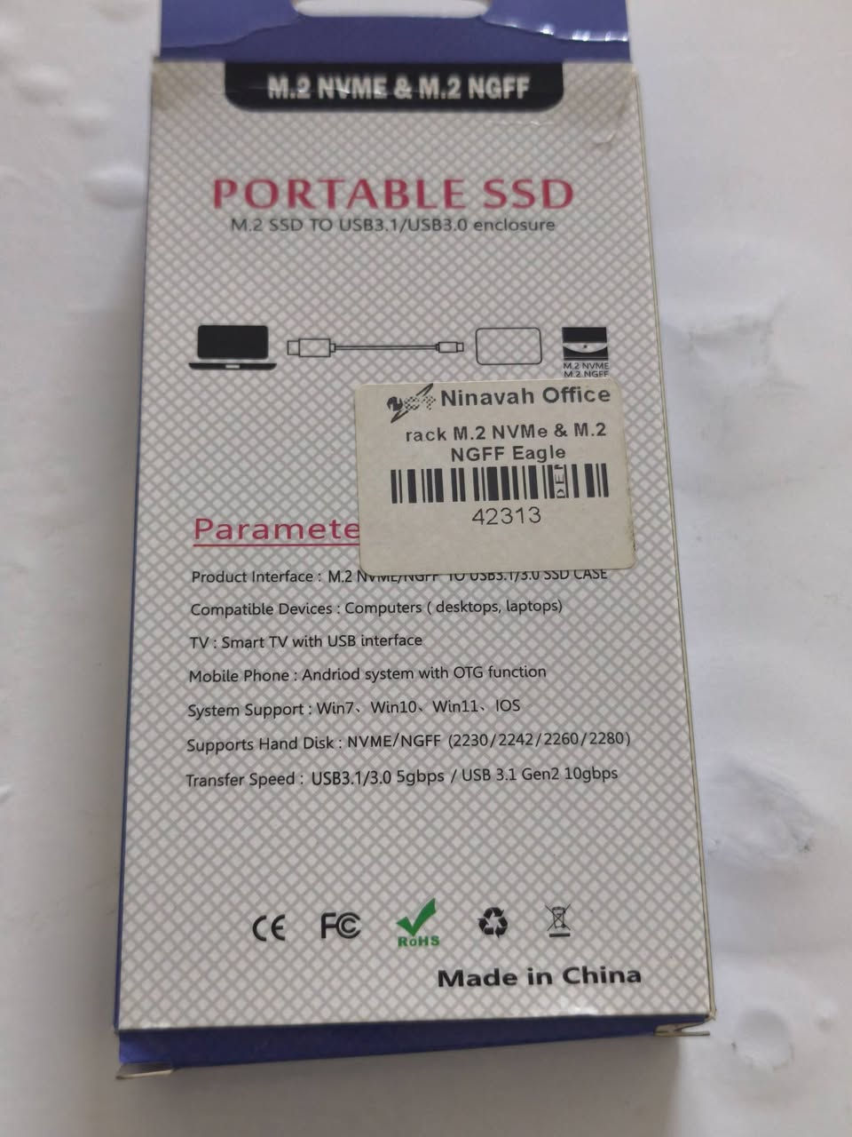 سلام عليكم 
هاردات للبيع m.2 و ssd
M.2  لكسر GB256 سرعه كتابه 3000 وقرائه 3500
نضيف استعمال شهر واحد جديده ب80-70
سعره 70 ونطيك وياها راك اصلي جيد ضمان 5شهور

SSD كينغ ستون GB480 سرعه 500
استعمال 3شهور 
سعره 50 بي مجال بسيط


**إذا كنت صاحب هذا الإعلان وتريد حذفه لأي سبب، رجاءا أرسل رسالة إلى الدعم الفني**
