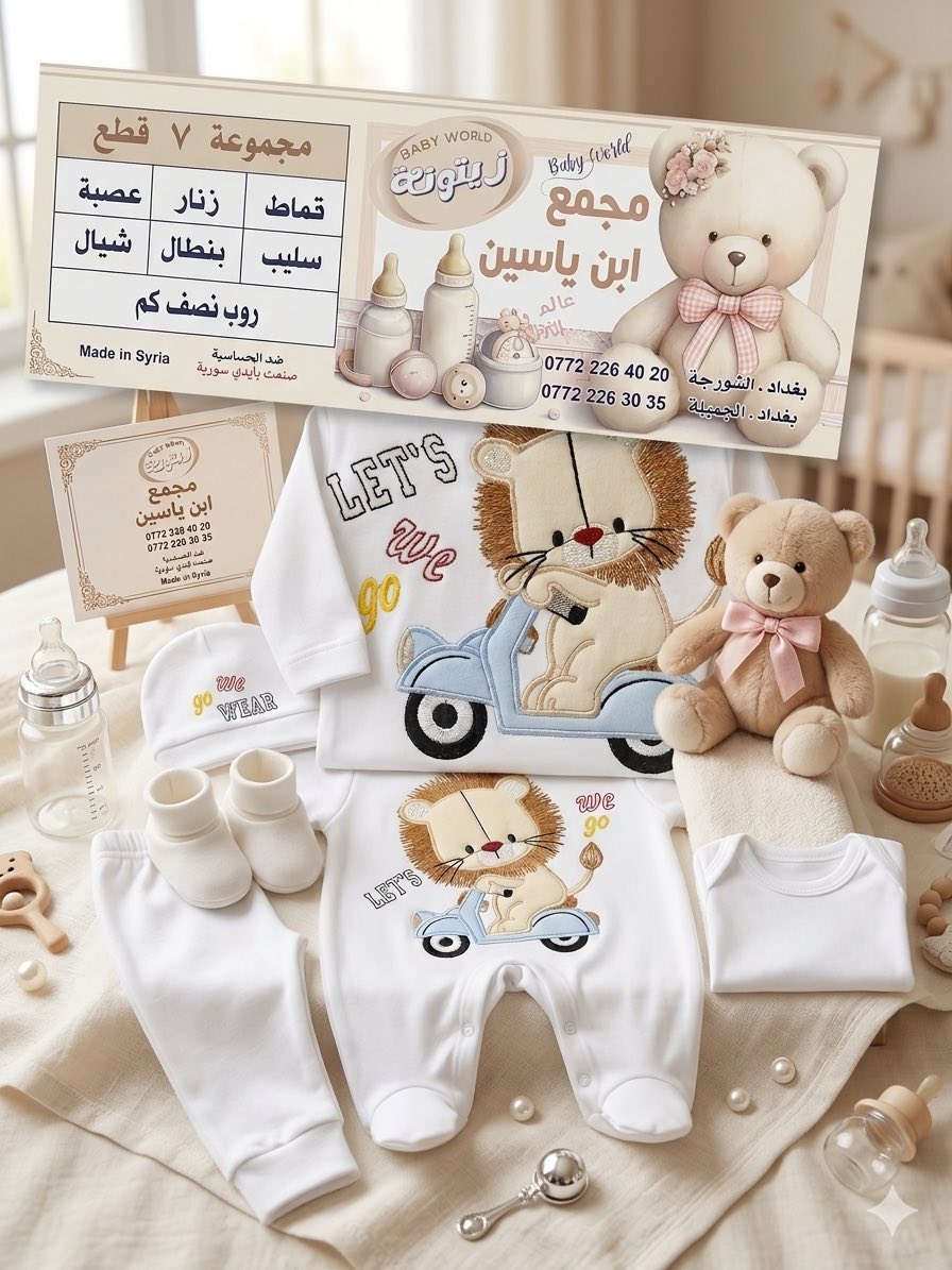 #وصلنا_حديثاً😍 
            موسم الصيفي
 على بركه الله #افتتاح موسم الصيفي
#وفرنالكم سيتات مستشفى 7 قطع خاميه جدا راقيه 
قياسات من حديثى الولاده الى شهور
#تشكيله_رائعه من الموديلات والالوان ❤️
العنوان ميسان شارع التربيه #فرع شاكر الهاشمي
مقابيل معرض بوتيك الاحذيه 
متوفر خدمه توصيل داخل #محافظه 
التواصل واتساب ***********
التواصل انستكرام zer1.b1
