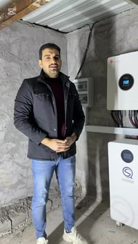 تم بحمد الله 🌞 تركيب منظومة طاقة شمسية في بغداد منطقة  التاجي  من قبل ...