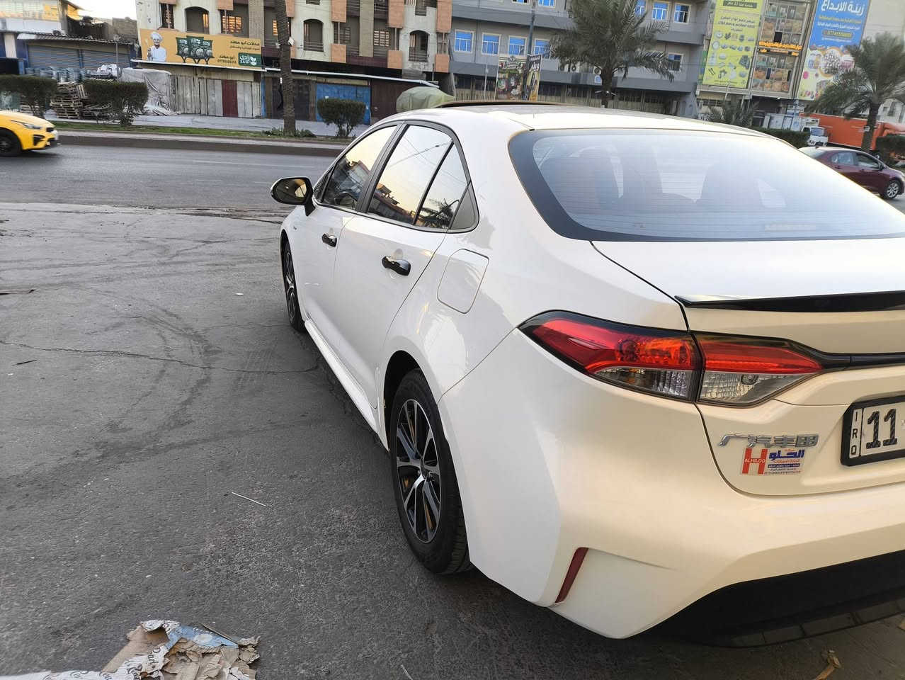 سلام عليكم كورلا موديل 25 شكل الأمريكي
السياره بعدها زيرو ماشيه 9 الف مكفوله من الشخط والرصعه 
السعر 157 وبيها مجال بسيط ***********
