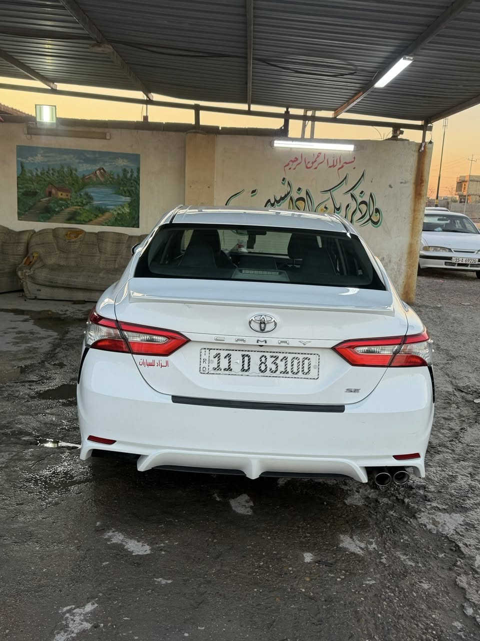 للبيع
كامري 2018 أمريكي قطعتين باب وجاملق 
السعر.  17 ونص  وبيها مجال بسيط 
العنوان. الأنبار   الكرمه
للاستفسار   ***********
