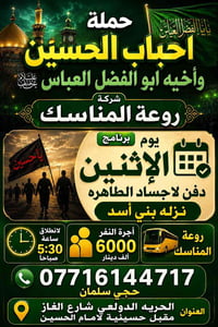 حملة احباب الحسين • زيارة العتبات • النجف الحرريه