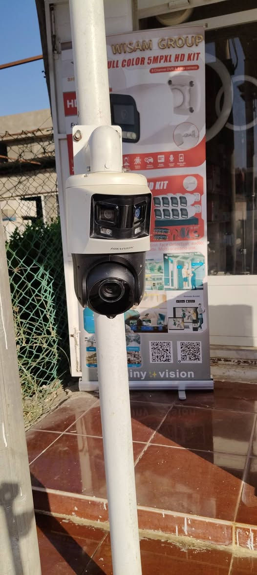 كاميراة btz _ip من شركة هيك ڤيجن بدقة 4mpx
*تحتوي على ثلاث كاميرات مراقبة بتفاصيل دقيقة 
* كامرتين مدمجة زاوية تصوير 180 درجة
*تحتوي على كاميراة متحركة 360 درجة مع زوم 25x
.
.متوفرة لدى مكتب الأمير لكاميرات المراقبة و الهواتف 
العنوان : الوجيهية خلف ثانوية الهادي مقابل المفوضية 
هاتف : ***********
