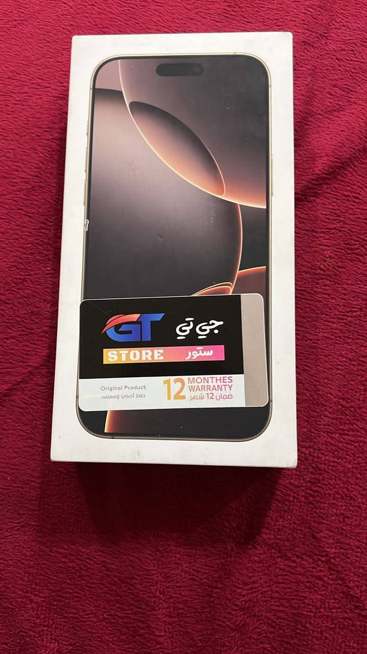 ايفون ١٦ برو ماكس
ذاكره ١ تيرا
بطاريه ١٠٠
مملعوب بي
َتكدرون تفحصو هم
سعره ١٨٥٠ الف
***********
