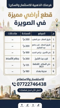 الصويرة • قطع أراضي • أسعار مناسبة