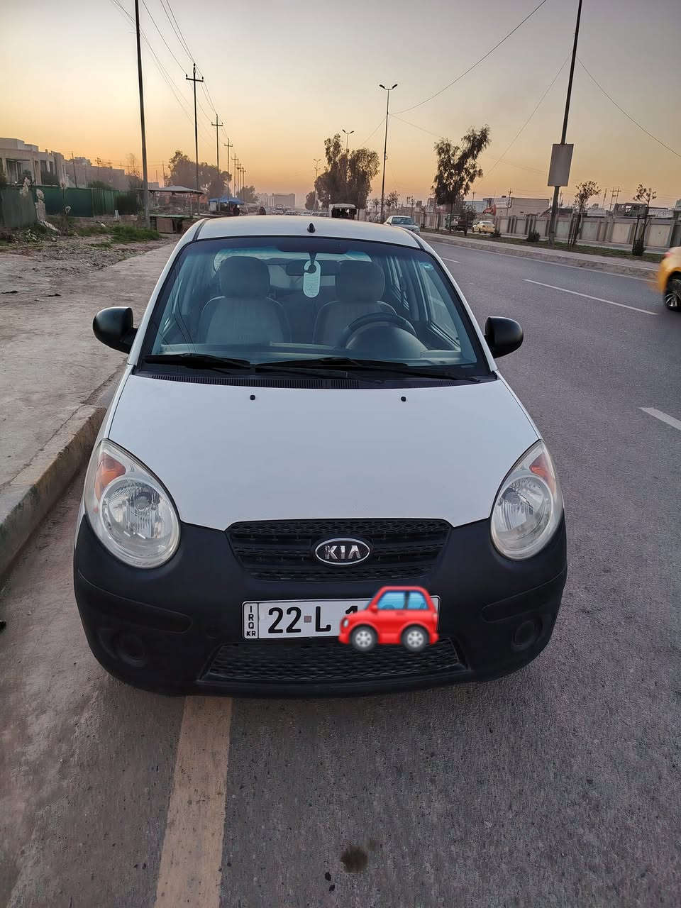 كيا مورنك كوري 
موديل ٢٠٠٩ 
كير توماتيك 
جامات كهرب 
مكينة كير تبريد شرط 
مكينة ما مفتوحة شرط 
استيشن جديد شمعات ربل كلو جديد 
السيارة بدون صبغ 
بيها مكانات بسيطة تعديل بارد 
رقم اربيل مسطرة 
رقم وسنوية وهزة اجديد بسمي تحويل فقط 
السعر ٧٢ وبي مجال وكلشي اكو بلسوك عجبك السعر خابر 
 ماعجبك اعبر المنشور والله يسهلك
***********
