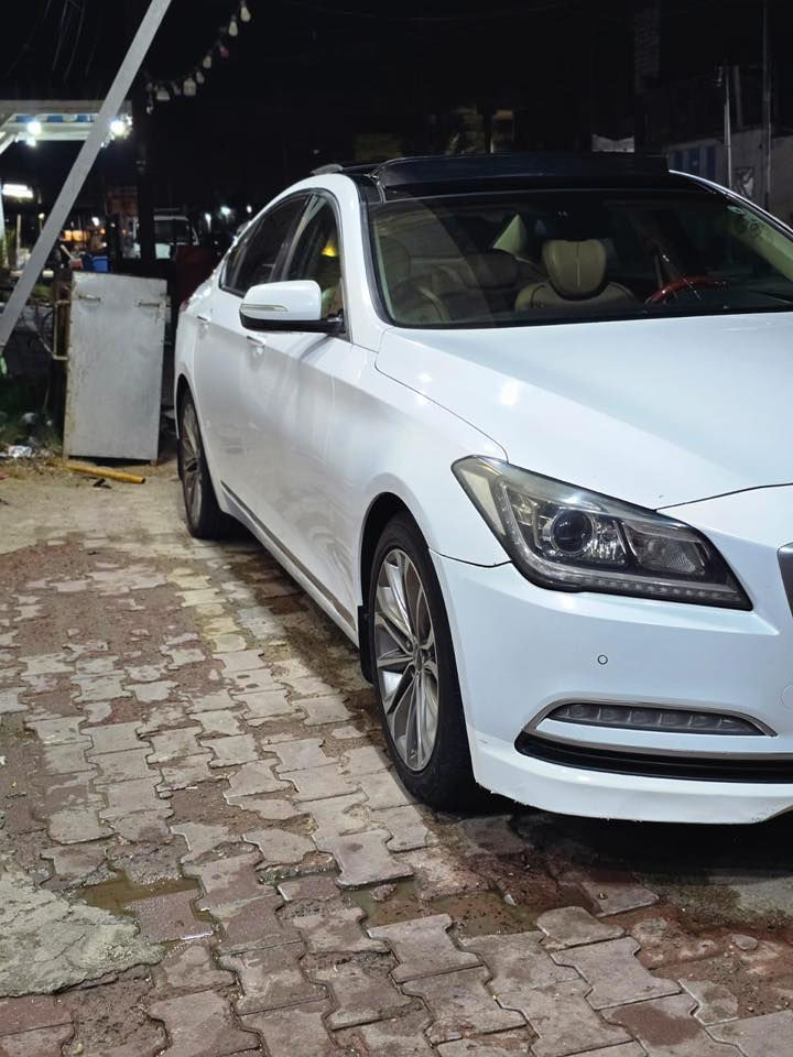 جنسس موديل 15 خليجي  رقم ربيل سياره جاهزه ونضيفه العماره مكلف بالنشر *********** السعر 180 وبيه مجال
