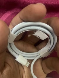 شاحن ايفون • أصلي • كيبل كتان