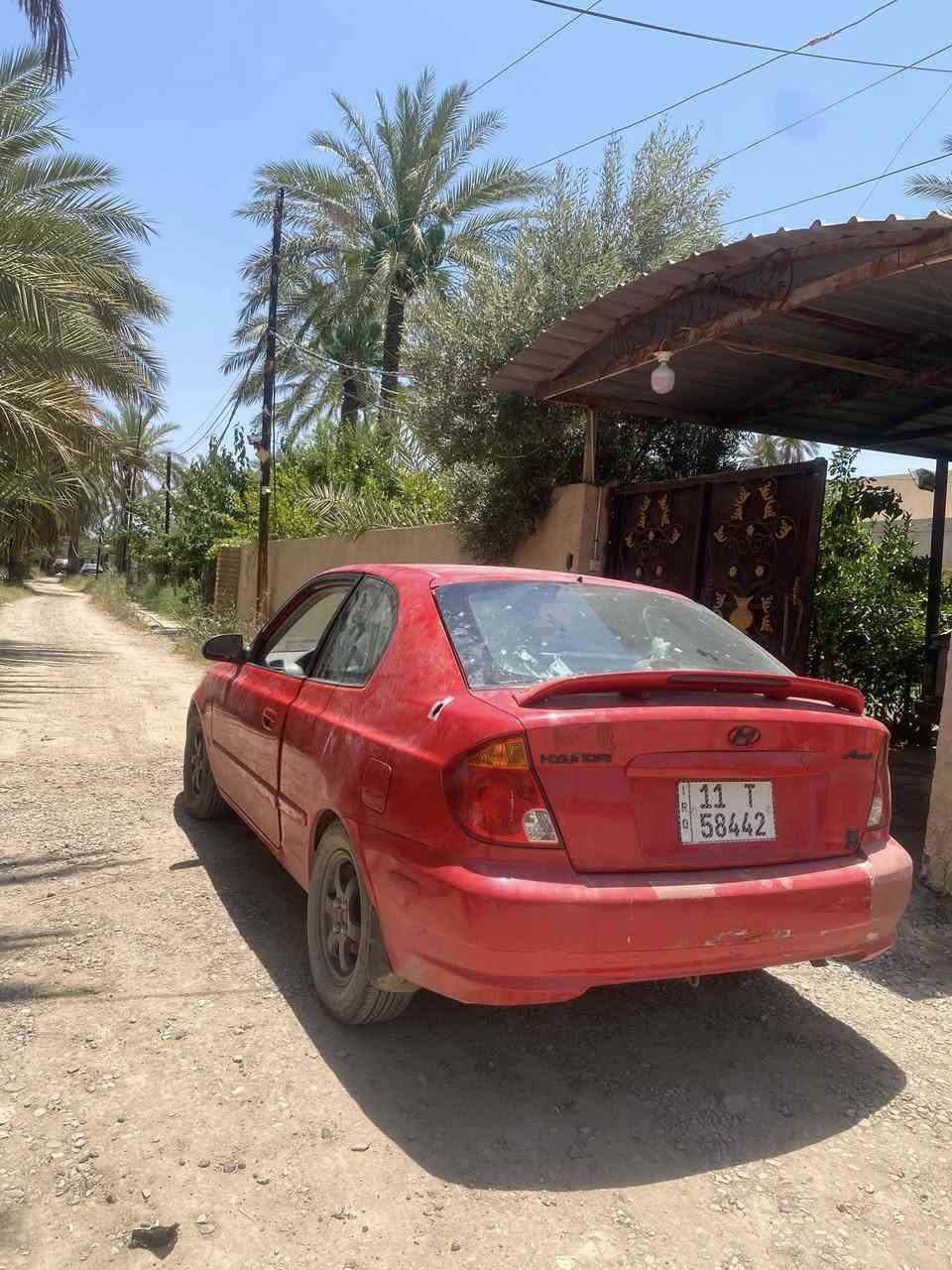 سلام عليكم اكسنت لبيع موديل ٢٠٠٥   السياره مصبوغه عام والسياره تبريد يشتغل مكاني بغذاد والسياره رقمها بغداد تحويل ثاني يوم والسياره المكينه مالتها بيها تبخير شي بسيط سعرها 45 وبيها مجال ***********
