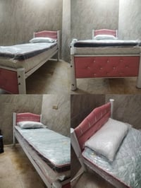 سرير للبيع جديد نضيف مع الفراش والوساده السعر 150 الف وقابل للتفاوض لل...