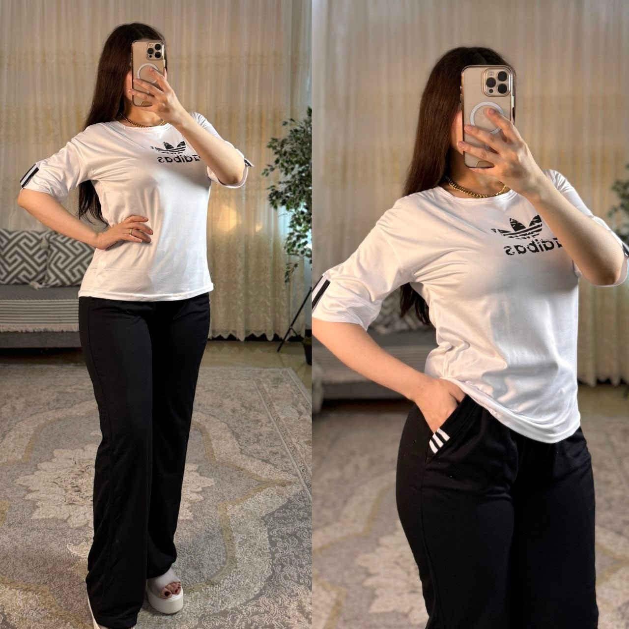 تراك  اديداس 

#تكرار_بالوان_جديدة
 خامة توفيليس + تشيرت زبدة شرط الفحص 

 L. XL. 2XL. 3XL.

متوفر درزن ومفرد
#تراك_adidas #تراك_نسائي #واسط_كوت #صويرة


**إذا كنت صاحب هذا الإعلان وتريد حذفه لأي سبب، رجاءا أرسل رسالة إلى الدعم الفني**