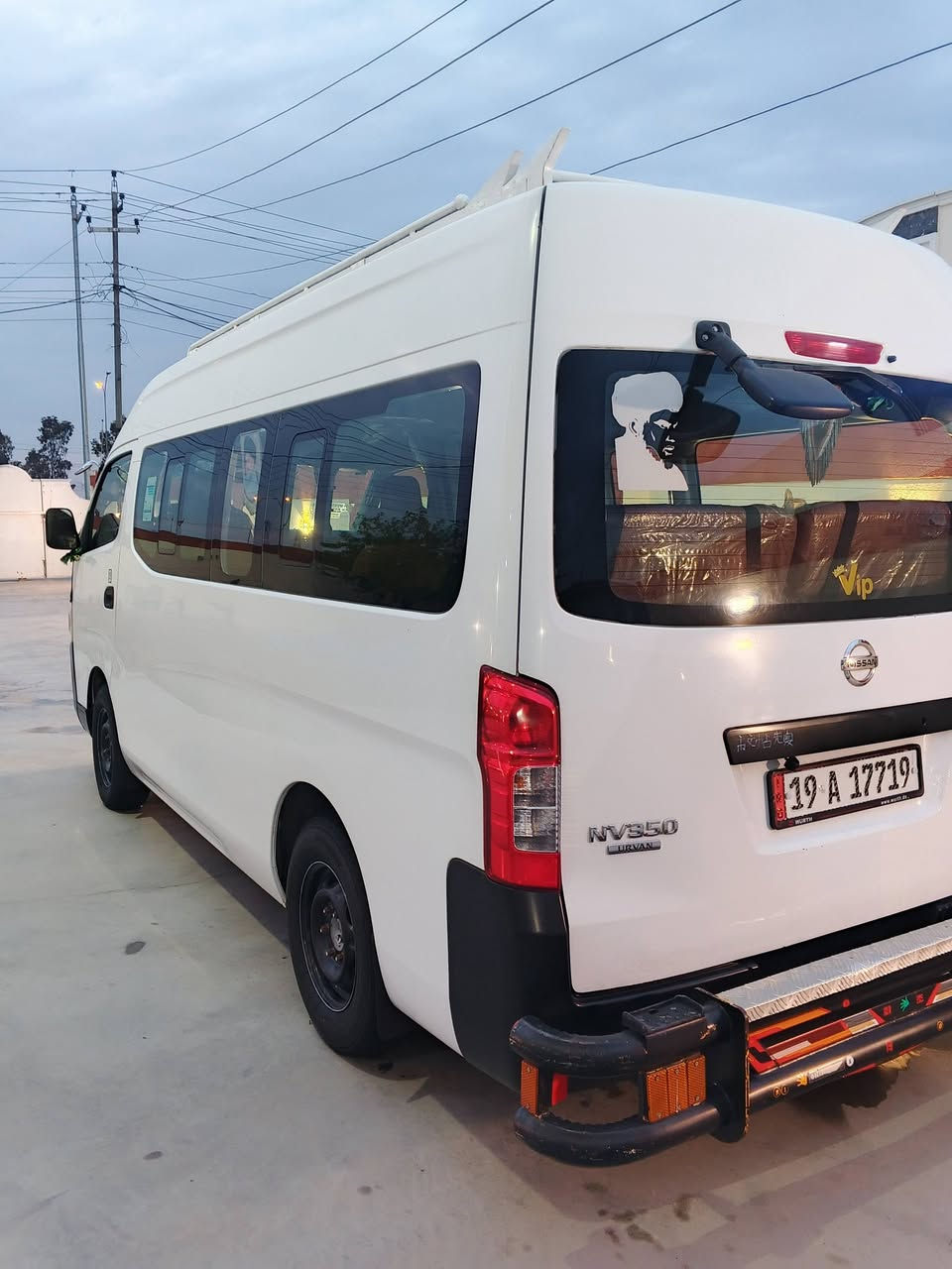 نيسان اورفان 2014كفاله عامه ضربه صبغ تبديل كير مكينه جدد مامفتوحات تخم تاير صدر امامي خلفي جديد 15راكب دوشمه جديد تبريد محور جديد باب كهرباءي سياره مكفوله كفاله عامه الاستفسار ***********
