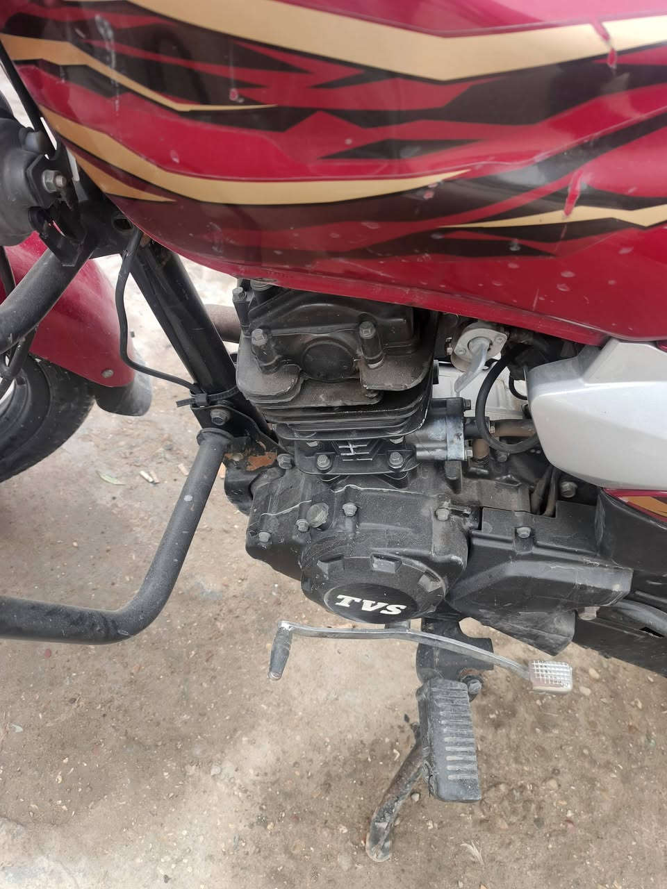 سلام عليكم تي في اس موديل ٢٣
الدراجه خير من الله لا تنقيص ولا شي الدراجه متروكه بحاله الوكاله 
مرقم ثاني يوم تحويل 
رقم صاحب دراجه ***********
السعر 1750 وبيه مجال قليل 
مكانه حي اور
