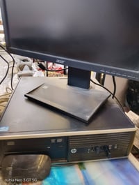 اخوتي جمعه مباركه   دسكتوب pc  شركه hpللبيع بسعر مناسب   الكييس منضدي ...