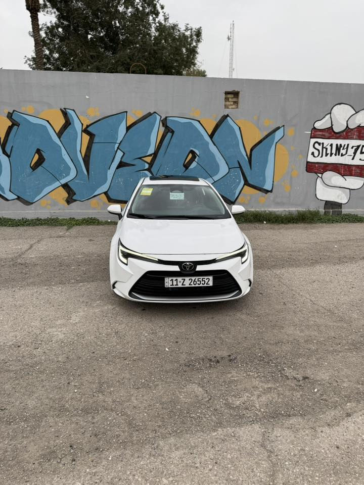 السلام عليكم
كورلة هايبرد ( 2024 )

ماشية( 8 ) ألف 

كفالة عامة من كلشي بيها ( بيها 3 رصعات بسيطات )

سيارة بعدها بوضع الوكالة 

سبيرها منازل وشرط حتة عدتها ممفتوحة 

فول مواصفات واعلا شي بيهن 

كشنات جلد مطعم بحمر 
سياقة ذاتية 
تحديد مسار 
فول تحكمات ستيرن 
بصمتين 
دخول ذكي 
لد امامي نهاري 
انضمت قيادة 
توقف ذاتي 
رادارات 
شاشة تدعم كار بلي 
وبعد بيها هواي مواصفات 

بسمي سنويا وترقيم ع أيدي 

مكاني بغداد (حي الاعلام )
رقم الهاتف ( *********** )
السعر ( 150 )
