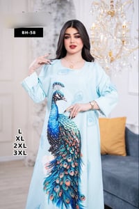 دراعة أنيقة • فصوص لامعة • مقاسات L-XXXL