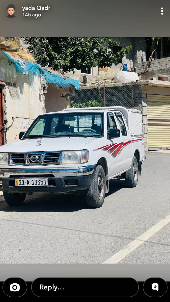 نیسان ٢٠٠١ تەبریدو پاوەر سەقف وشانی هیچی پێوەنیە
رەقەمی تازەیەگێرو مەکینە بەشەرت نرخی ٨٠وەرەقە و  شوێن قەڵادزێ کەمێک مجال ژموبایل *********** رانية, السليمانية
