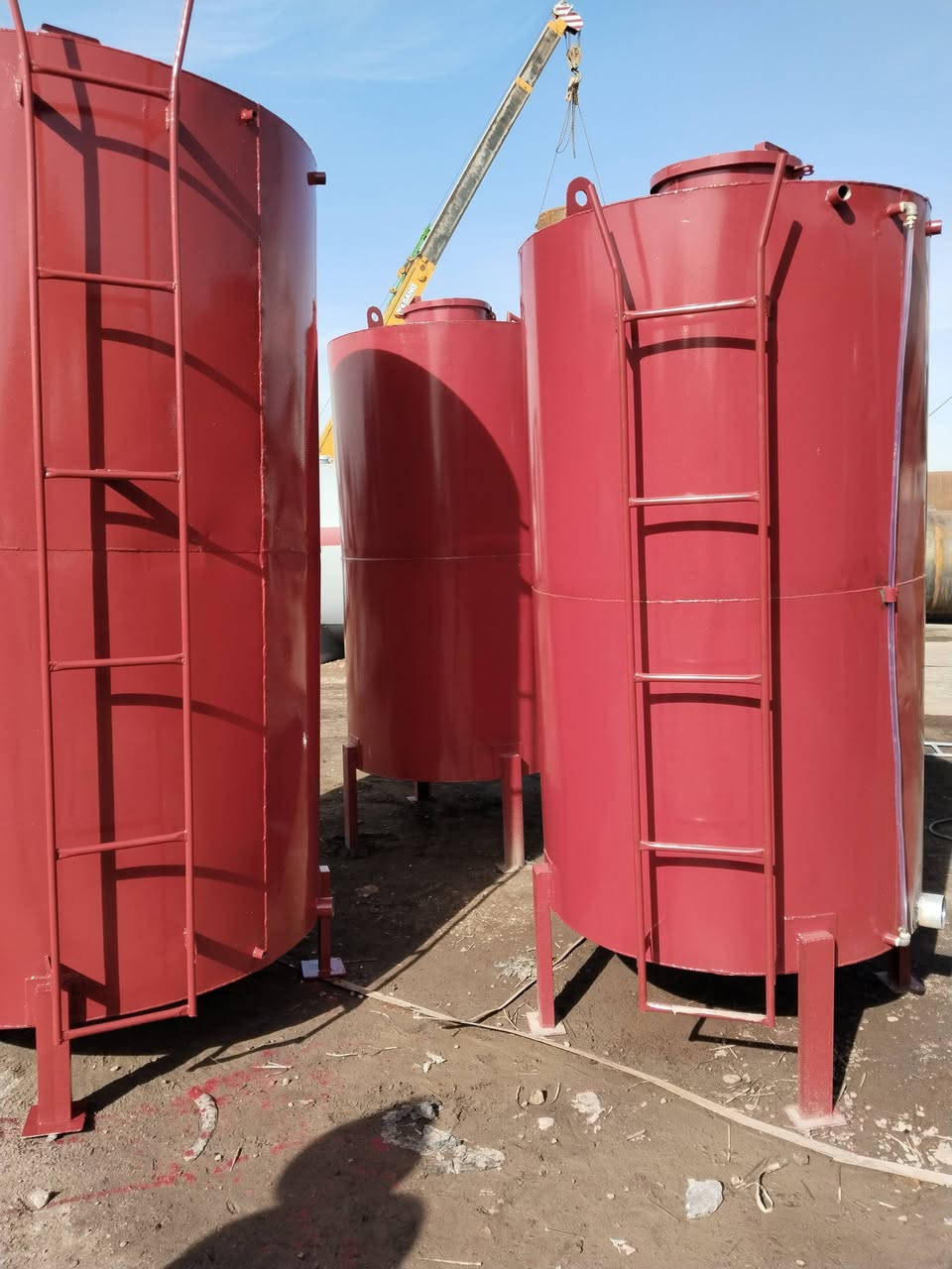 حدادة علاء 
لصناعه كافه انواع الخزانات♻️
من(1000لتر) الى (54.000الف لتر) 🌀
 (للماء_والكاز_والبانزين_والنفط)💦
1-خزانات/منظومات الاطفاء🧯🔴
2-خزانات/حديد مغلون للماء💧
3-خزانات/كاز للمولدات كافه الاحجام💯
4-خزانات/للبانزين_والنفط كافه الاحجام💦
5-خزانات/تفصال حسب الطلب↘️
           (دائري🔴) (مربع🟥)
بغداد جرف النداف 
***********
