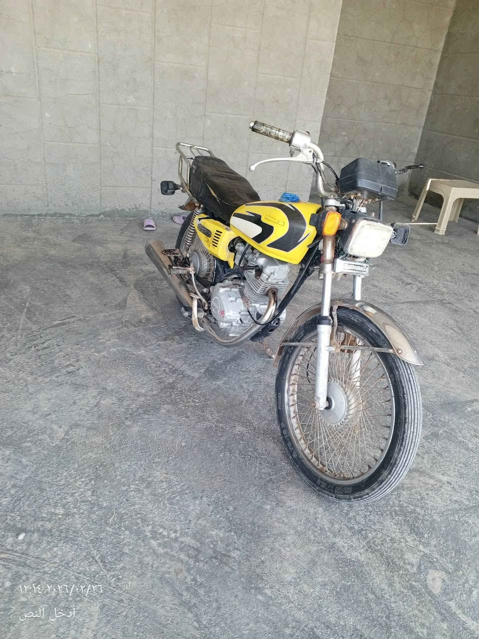 السلام عليكم ورحمه الله وبركاته
وينه اليدور جديد ومناسب عمي دراجه 2017اوراق أصولي 
السعر 2050وبيه مجال حك الجيه مكاني بابل الحمزه الغربي الاستفسار ع رقم اتصل وبيك خير وتدلل بي واتساب 
الرقم ***********
