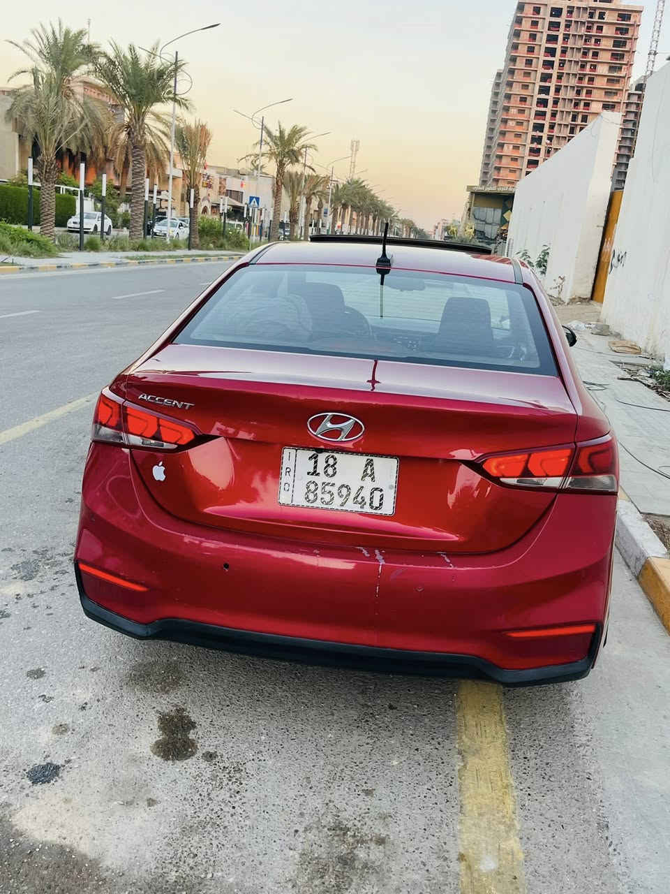 السلام عليكم اكسنت 2019 فول مواصفات 1/1 
بصمة 
فتحة  
بجم لد وزنون بلوجكترات وحاجب وعدسات 
بك لايت لد 
تدفئة ب الكشنات 
شاشة كبيرة كار بلي 
تبريد بيانو شاشة 
فول تحكم ستيرن وكروز سرعة 
شاشة اعطال 
صندوق ذكي بس توكف يمهة تفتح 
بدون صبغ بدون ايرباك السيارة فقط بارد ب البنيد ومكحلين ع كدة 
رقم بابل ب اسمي تحويل ثاني هزة جديدة وسنوية ورقم وتتحول بغداد  السعر 115 المكان بغداد حي العامل ***********
