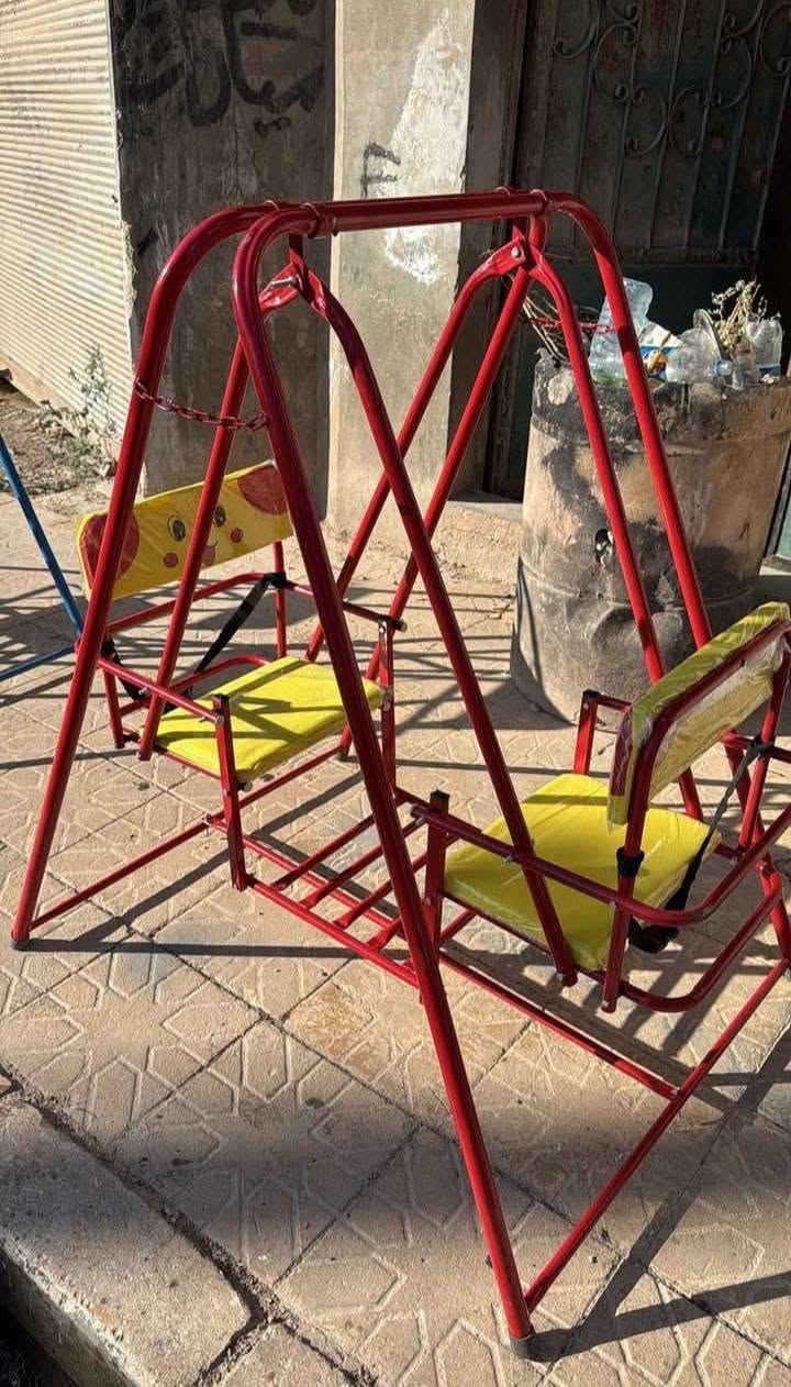 رقم التواصل+ واتس963944691783
متوفرات في سرمين 
💥 المرجوحه الصغيره بـ35$
💥 المرجوحه الوسط في نوعين بـ 50$
💥 المرجوحه الكبيره لفيها خيمه بـ 200$
💥 الزحلوطه 3 احجام شغل صب موجود اكتر من لون ب 150/200/250$
💥 الميزان شغل عل اول اللون حسب الطلب ب 150$
💥 التخت طابقين ب 600$ كل واحد ب 300$
💥 الدويخه اللون حسب الطلب حديد نوع كويس ب 400$ 🔥🔥🔥 خصومات على كل القطع سارع قبل نفاذ الكميه 🔥🔥🔥
ـــ المراجيح جديده بكياسها موجود فوق ال300 قطعه  #سرمين#أدلب


**إذا كنت صاحب هذا الإعلان وتريد حذفه لأي سبب، رجاءا أرسل رسالة إلى الدعم الفني**