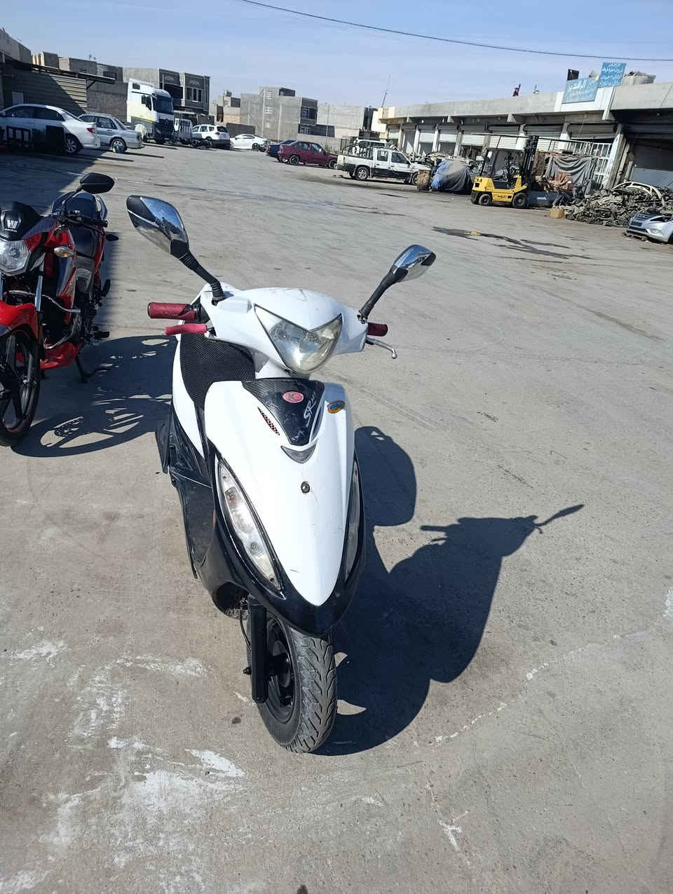 السلام عليكم دارجه  كايمكو  للبيع السعر 350 الف وبي مجال بسيط الاتصال  على الرقم ***********
