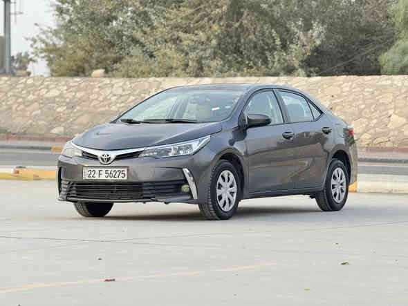 السلام عليكم
للبيع تويوتا كورلا 
مديل : 2017 خليجي
مواصفات عادي نص فول
حساسات خلفي امامي شاشا
كامرا خلفيه نص تحكمات
مكينه 1600
كير مكينه تبريد حدادي خير من الله
نظيفة السياره بدون نقص جاهزة
بيها صبغ باب صدر و جاملغ خلفي
بيها 3 قطع جراد قماره وقبغ جنطه وبنيد
رقم اربيل جديد شرط التحويل
العنوان : بغداد حي القادسية
السعر : 123$ وبيها مجال
***********
