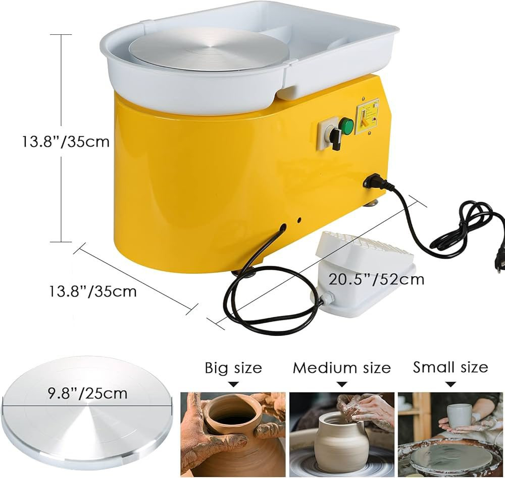 350 واط 25 سنتيمتر عجلة الفخار الكهربائية

جديده لك انطوني بيها سعر سعرها غالي


**إذا كنت صاحب هذا الإعلان وتريد حذفه لأي سبب، رجاءا أرسل رسالة إلى الدعم الفني**