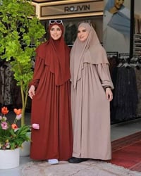 حجاب شرعي نسائي • رمادي • مجمع الحاجه ام مهيمن