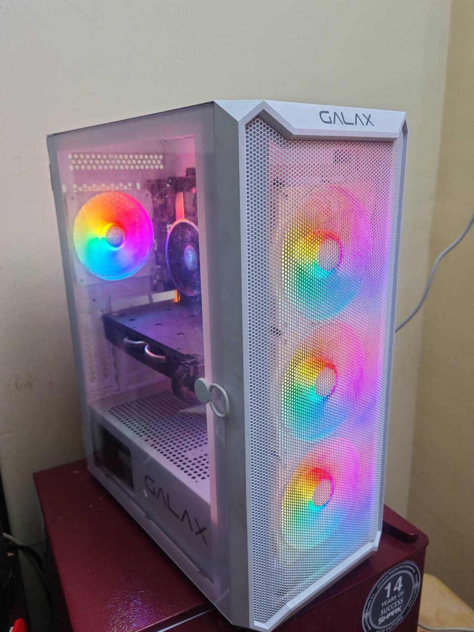 CPU:RYZEN 5 5500
GPU:RX 580 
SSD 256
:M.2  512GB 
RAM:32GB  RGP 
P.W:650W 
M.B:B450 
CASE GALAX


**إذا كنت صاحب هذا الإعلان وتريد حذفه لأي سبب، رجاءا أرسل رسالة إلى الدعم الفني**