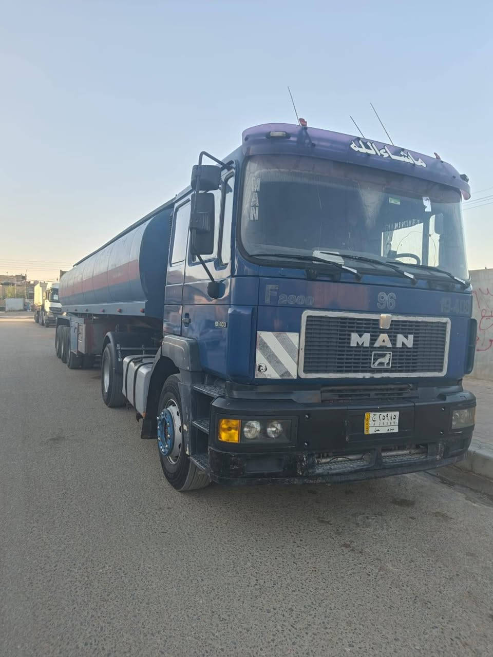 السلام عليكم مان صقر موديل ٩٥ مكينه اسرائيليه كير ١٣٠ جاهزه للعمل تخم تاير *********** محمد الكعبي مكانها ميسان
