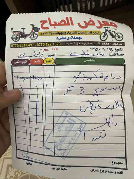 للبيع 500 بدون جنطه رقم ***********
