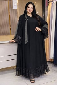 عباية كريب • شيفون بستراس • توصيل لجميع المحافظات