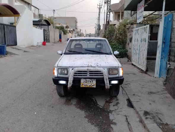 پیکاب تاک قەمەرە4قولاب
پیکاب مسیۆبۆشی1987
ئاڕم پلاستیک هەولێر
گێڕمەکینەتویۆتا
گێڕمەکینەئەکسل بەشەرت
بەس گێڕی لە2هەندەک جارفڕێدەداتەوە
شانسی بەشەرتەبێ شکانودەرز بێ دەعم ولێدانەسەیارەکەمەززوتە
سعر15$مجالێکی کەم 
شوێن هەولێربحرکە
ژ.م.*********** أربيل
