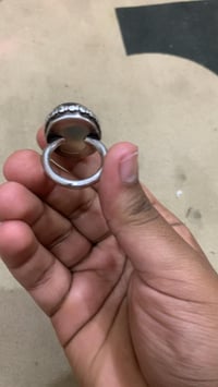 خاتم عقيق يماني • صياغة يدوية عراقية • البصرة