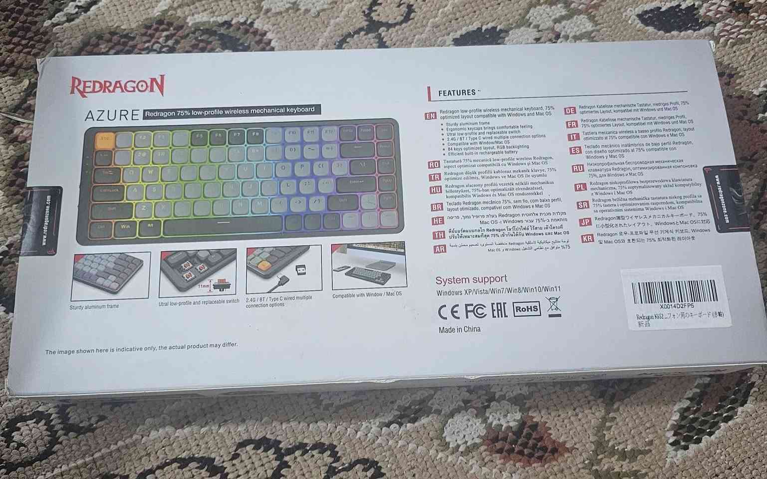 كيبورد يحلم بيه كل ابو pc 😂😂😂
ريد راكون لوك مشام الهوه😍😍
ملحقاته مو طبيعية


**إذا كنت صاحب هذا الإعلان وتريد حذفه لأي سبب، رجاءا أرسل رسالة إلى الدعم الفني**