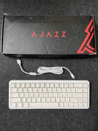 كيبورد Ajazz • ak680 max • مغناطيسي أبيض