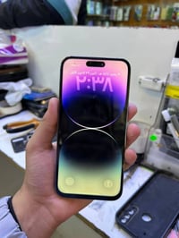 ايفون 14 برو ماكس . ذاكره 256 . بطاريه 88 . مبدل شاشه فيس ايدي شغال . ...