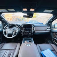 نيسان تيتان الموديل 2023 اللوحة اربيل ماشي 47 الف مايل الفئة فووول بلا...