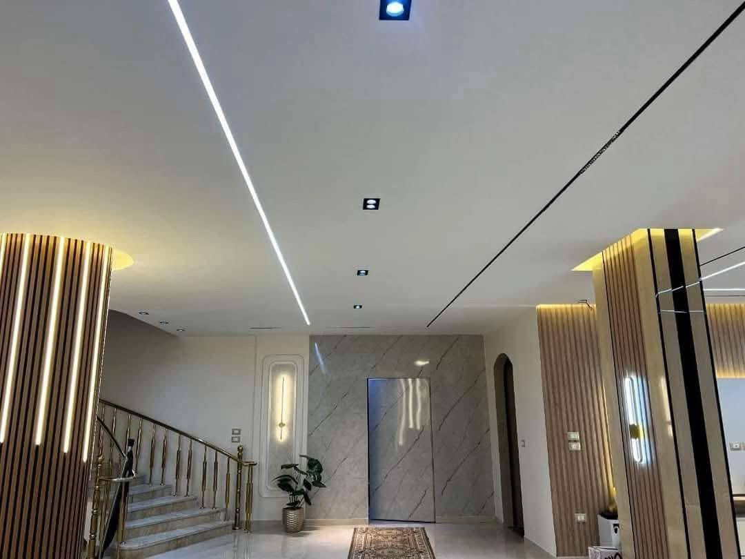 ديكورات جبس بورد سعر متر ٥ الالف عمل فقط بدون طلس ***********
