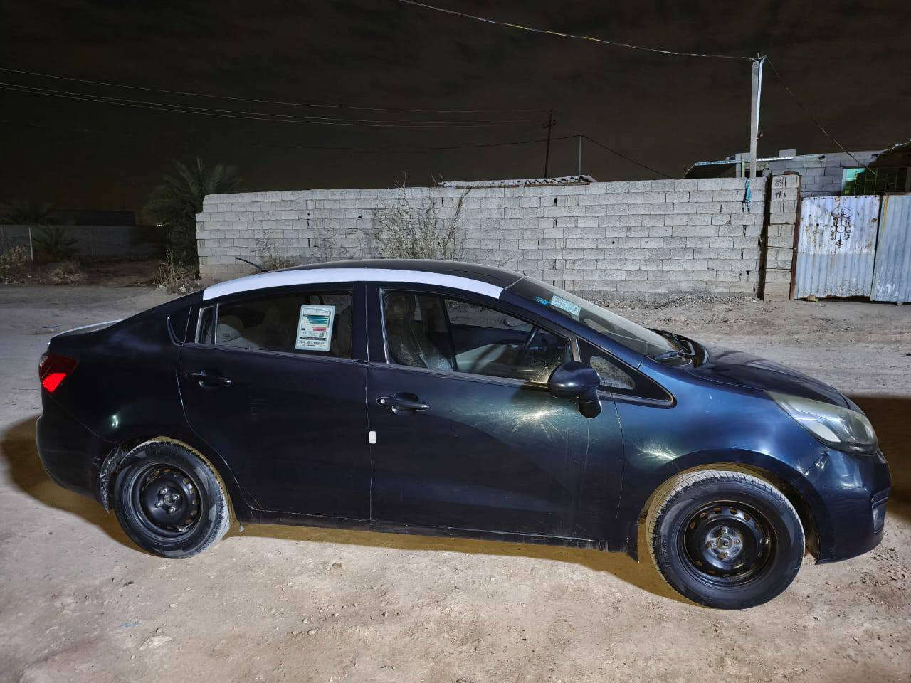 السلام عليكم
كيا ريو 2017 خليجي محرك 1.6 ماشية 183الف تحكم ستيرن شاشة السياره نضيفة مكفولة رقم بغداد انكليزي  تحويل ثاني يوم سعر 96 وبيه مجال مكان بغداد الاستفسار رقم *********** اذا اكو مراوس بكوري عادي
