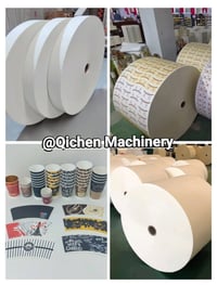 ورق أكواب • ١٥٠-٣٥٠غم • رولات مطبوعة