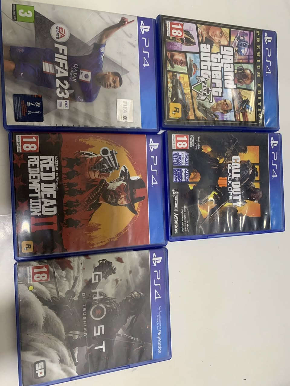 السلام عليكم بلي فور سلم اون لاين ذاكره 500gb ويا خمس اقراص مثل ما موجود بل صوره و جويستكين الاصليه زر ال L2 عطلان و الثانيه تجاريه بس ال X طاب ليجوه بس يشتغل و بي حساب فورتنايت زين بي بتل باس من الشابتر الخامس و الجهاز ما مفتوح و لا مصلح و كل ملحقاته موجوده 
و يجي ويا يوبي اس 850 بطارياته شويه ضعيفه و الشاشه من ماركه DENKA تجي 60 هرتز FHD كل الاجهزه لا مفتوحه و لا مصلحه و ابيعهن شلعه وحده سعرهن كلهن 350 الف قفل


**إذا كنت صاحب هذا الإعلان وتريد حذفه لأي سبب، رجاءا أرسل رسالة إلى الدعم الفني**