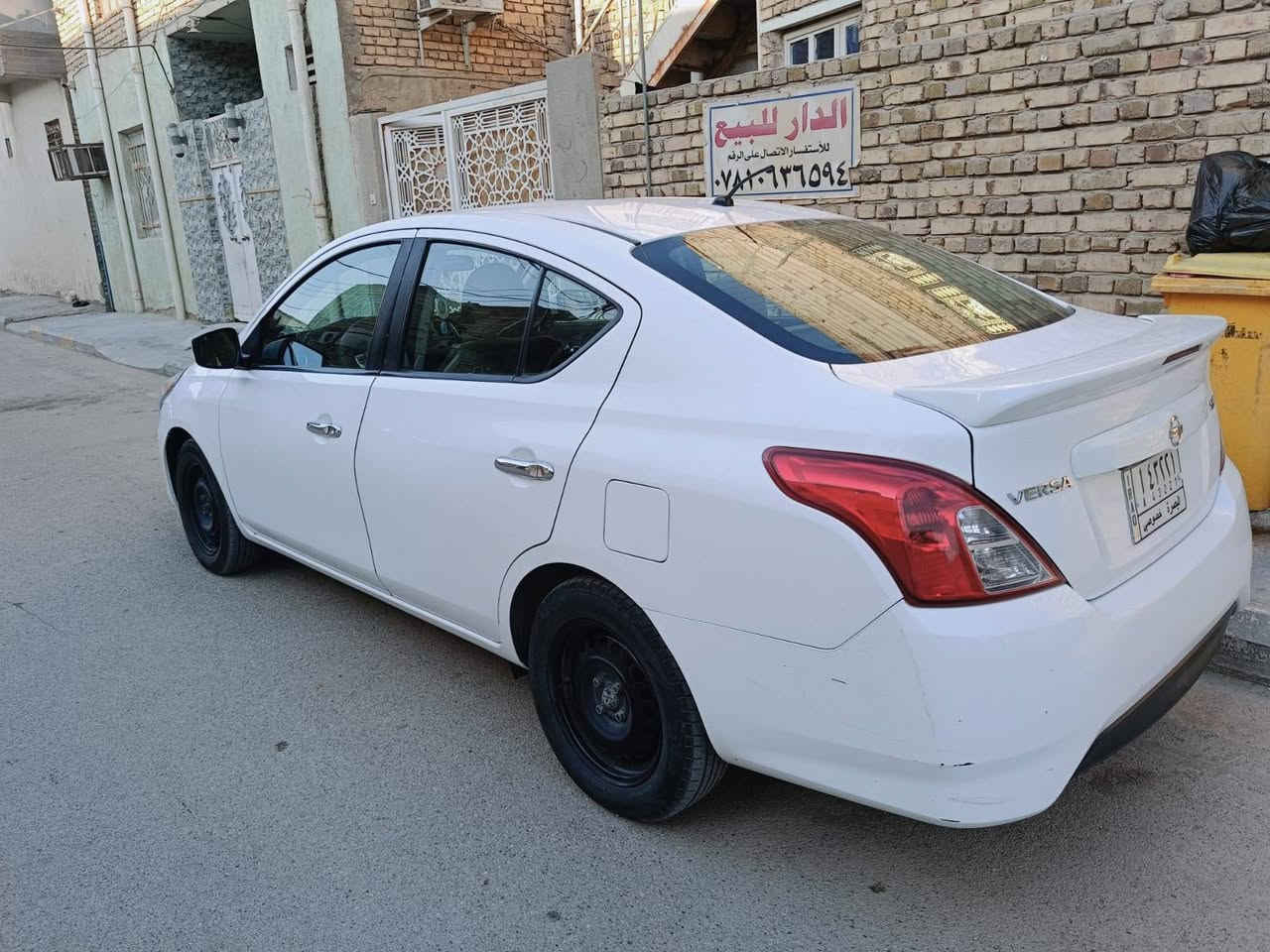 نيسان فيرسا 2018 
رقم بصرة مكانها الناصرية 
السيارة كفالة عامة 
كير مكينة كفالة 
ضربتها دعامية وشويه طعچة بسيطة بالجاملغ 
صور الحادث بالمنشور
للستفسار *********** سوق الشيوخ, ذي قار
