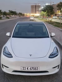 للبيع تسلا Y دبل ماطور  مديل 2023 حادث خلفي بدون ارباك  السعر 178 0789...