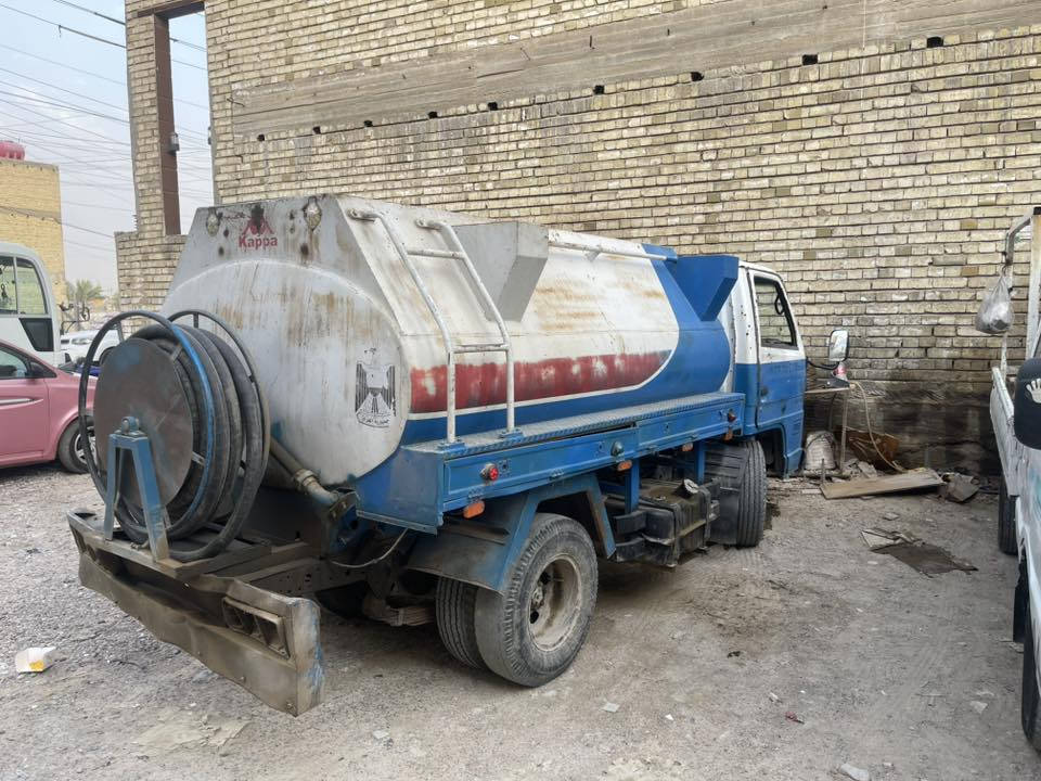 سلام عليكم تنكر ازوزه 3300رقم ديالى مشروع وطني سحب دفع مجموعه رباعية صوندة انج ونص 25متر سيارة جاهزة للعمل تخم تاير باتريات جدد سعرها 40وبيها مجال رقم هاتف ***********مكان سيارة بغداد الحرية
