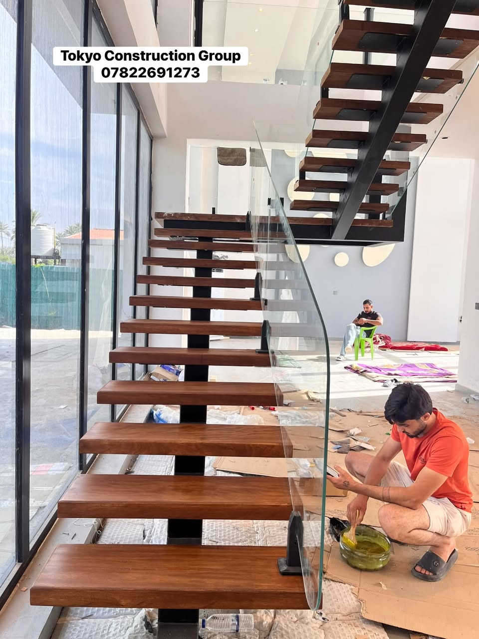 Tokyo Construction Grou  نختص بتنفيذ وتصميم الأعمال الخشبية والديكورات والمشاريع الإنشائية، وتشمل خدماتنا:

🏡 تصميم وتنفيذ الأكواخ الخشبية
🪵 الأعمال الخشبية والديكورات
🪜 تنفيذ وتصميم السلالم الخشبية
🏗️ أعمال المقاولات العامة
✨ تنفيذ مشاريع حسب الطلب وبأعلى جودة

نسعى دائماً لتقديم تصاميم عصرية وتنفيذ احترافي يليق بثقة عملائنا.

📞 للاستفسار والتواصل: ***********
📩 يمكنكم التواصل معنا عبر Messenger

Tokyo Construction Group — نبني أفكاركم بإتقان.
